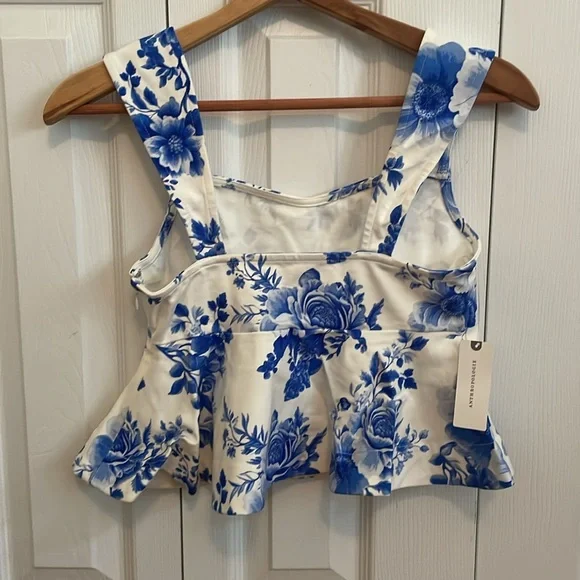 New Anthropologie Maeve Square Neck Peplum Tank Top size XXS, S, & M - Picture 6 of 15